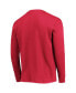 Фото #3 товара Men's Scarlet San Francisco 49ers Logo Maverick Thermal Henley Long Sleeve T-shirt