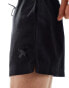 COLLUSION shorter length swim short in black