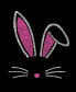 Фото #3 товара Women's Premium Bunny Ears Word Art Flowy Tank Top