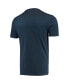 ფოტო #4 პროდუქტის Men's Heathered Charcoal, Navy West Virginia Mountaineers Meter T-shirt and Pants Sleep Set