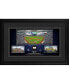 Фото #1 товара Milwaukee Brewers Framed 10" x 18" Stadium Panoramic Collage with a Piece of Game-Used Baseball - Limited Edition of 500