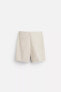 100% LINEN BERMUDA SHORTS