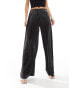 Фото #10 товара JDY Petite wide leg trousers in black glitter