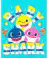 ფოტო #2 პროდუქტის Toddler Boys Baby Shark Daddy Mommy [SizeRangeDescription1] 3 Pack Graphic T-Shirts [SizeDescription1]