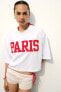 Paris cropped t-shirt