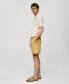 Фото #4 товара Men's Drawstring Detail Cotton Shorts