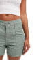 Levi's lightweight cord carpenter shorts in green