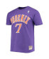 ფოტო #3 პროდუქტის Men's Kevin Johnson Purple Phoenix Suns Hardwood Classics Stitch Name and Number T-shirt