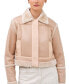 ფოტო #1 პროდუქტის Women's Blen Faux-Fur Crop Jacket