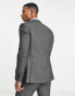 Фото #8 товара Jack & Jones Premium super slim fit tweed suit jacket in dark grey