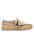 Фото #1 товара Clarks Wallabee Cup 26171855 Womens Beige Oxfords & Lace Ups Casual Shoes