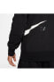 Фото #3 товара Толстовка Nike Sportswear Swoosh Pullover Semi-Brushed-Back Erkek Siyah Sweatshirt DD6011-010