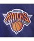 Фото #5 товара Men's Blue, Orange New York Knicks Big and Tall Pieced Body Full-Zip Track Jacket
