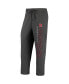 ფოტო #3 პროდუქტის Men's Heathered Charcoal, Scarlet Distressed Rutgers Scarlet Knights Meter T-shirt and Pants Sleep Set