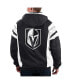 ფოტო #2 პროდუქტის Men's Black Vegas Golden Knights Home Team Half-Zip Hoodie Jacket