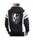 Фото #2 товара Men's Black Vegas Golden Knights Home Team Half-Zip Hoodie Jacket