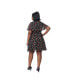 ფოტო #2 პროდუქტის Plus Size Woven Capulet Fit & Flare Dress