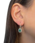 ფოტო #2 პროდუქტის Costa Smeralda Emerald (3/4 ct. t.w.) & Diamond (5/8 ct. t.w.) Drop Earrings in 14k Gold