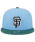 Фото #3 товара Men's Sky Blue, Cilantro San Francisco Giants 2002 World Series 59FIFTY Fitted Hat