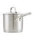 Фото #4 товара 3 Ply Base Stainless Steel 3 Quart Saucepan with Lid