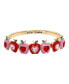 ფოტო #1 პროდუქტის Faux Stone Apple Bangle Bracelet