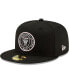 ფოტო #1 პროდუქტის Men's Black Inter Miami CF Team Primary Logo 59FIFTY Fitted Hat