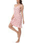 Women's Printed Ruffle Nightgown