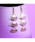 ფოტო #2 პროდუქტის Women's Fan Drop Earrings