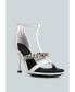 Фото #1 товара DAKOTA Womens Metal Chain Embellishment Sandals