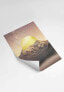 Mond Sonne Gold Poster Set