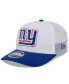 Фото #1 товара Men's White/Royal New York Giants 2024 NFL Training Camp 9SEVENTY Trucker Hat