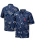 Фото #2 товара Men's Navy Ole Miss Rebels The Dude Camp Button-Up Shirt