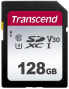 Transcend SD Card SDXC 300S 128GB, 128 GB, SDXC, Class 10, NAND, 95 MB/s, 40 MB/s