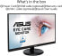 ASUS Eye Care VA24DQSB - 24 Inch Full HD Monitor - Frameless, Ergonomic, Flicker-Free, Blue Light Filter, Adaptive Sync - 75 Hz, 16:9 IPS Panel, 1920 x 1080 - DisplayPort, HDMI, D-Sub, USB Hub