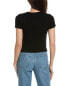 Фото #2 товара Velvet By Graham & Spencer Taya T-Shirt Women's Black M