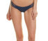 Vitamin A 188626 Womens Swimwear Cheeky Bikini Bottom Solid Ink Ecolux Size 8/M