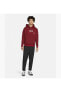 Фото #5 товара Sportswear Club Men's Fleece Pullover Hoodie - Red