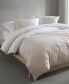 Фото #4 товара Ikat Pinstripe Cotton Percale 3 Piece Duvet Cover Set, King