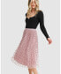 ფოტო #2 პროდუქტის Women Mixed Feeling Reversible Skirt