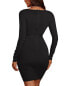 Фото #2 товара Платье женское RENE LION Dress 95% полиэстер, 5% спандекс черное 34.6 дюйма от плеча