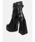 Фото #2 товара Hot Cocoa High Platform Ankle Boots