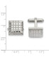 ფოტო #3 პროდუქტის Stainless Steel Polished Square Cufflinks