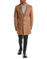 English Laundry Wool-Blend Coat Men's Brown 44R