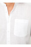 Фото #4 товара LCWAIKIKI Basic Regular Fit Uzun Kollu Keten Karışımlı Erkek Gömlek