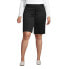 Plus Size School Uniform Plain Front Blend Chino Shorts