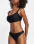 Фото #4 товара Pour Moi Fuller Bust Sahara crop bikini top in black