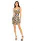 ფოტო #1 პროდუქტის Women's Sequined Floral Detail Mini Dress