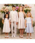 ფოტო #8 პროდუქტის Girls' Short Sleeve Seersucker Dress with Peter Pan Collar, Kids