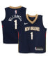 Фото #1 товара Infant Boys and Girls Zion Williamson Navy New Orleans Pelicans Swingman Player Jersey - Icon Edition