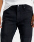 Фото #3 товара Men's Eco Slim Tapered Moto Fit Jeans